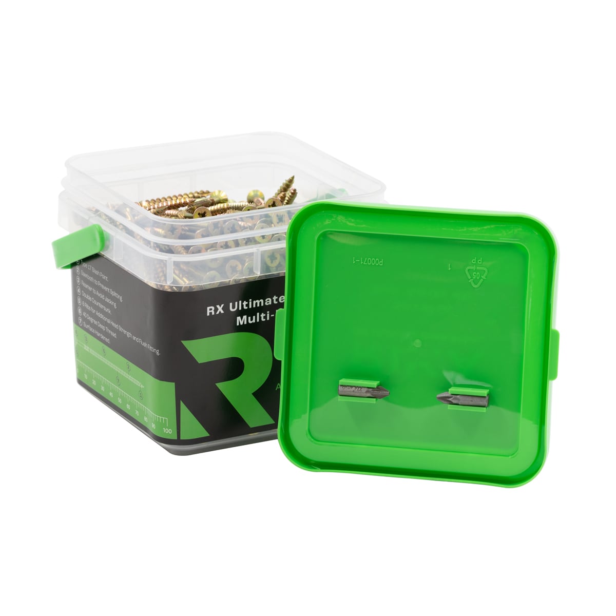 Rikä MPSRX024 5.0 x 80mm RX High Performance CSK Pozi Multi Purpose Screw 400pk